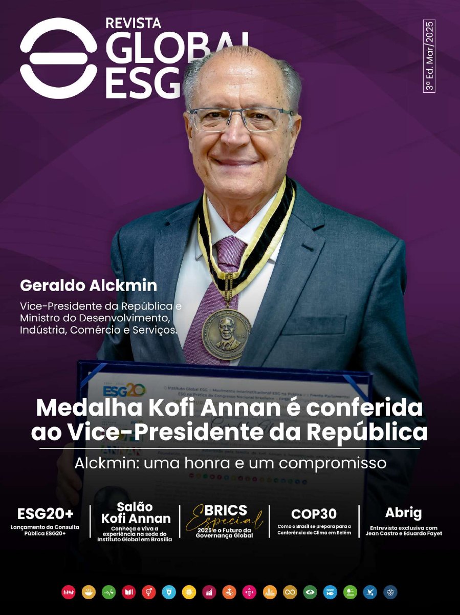 Capa da edição 3 da Revista Global ESG