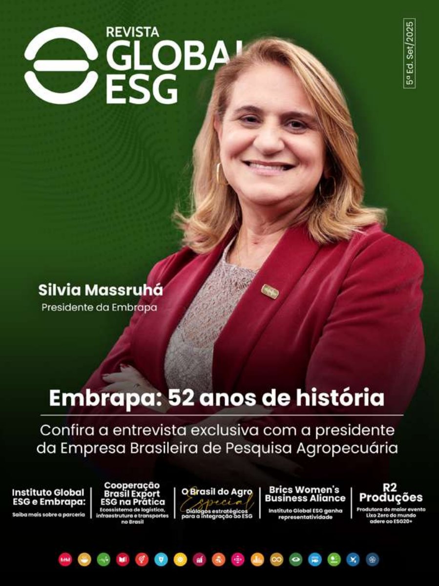 Capa da edição 5 da Revista Global ESG