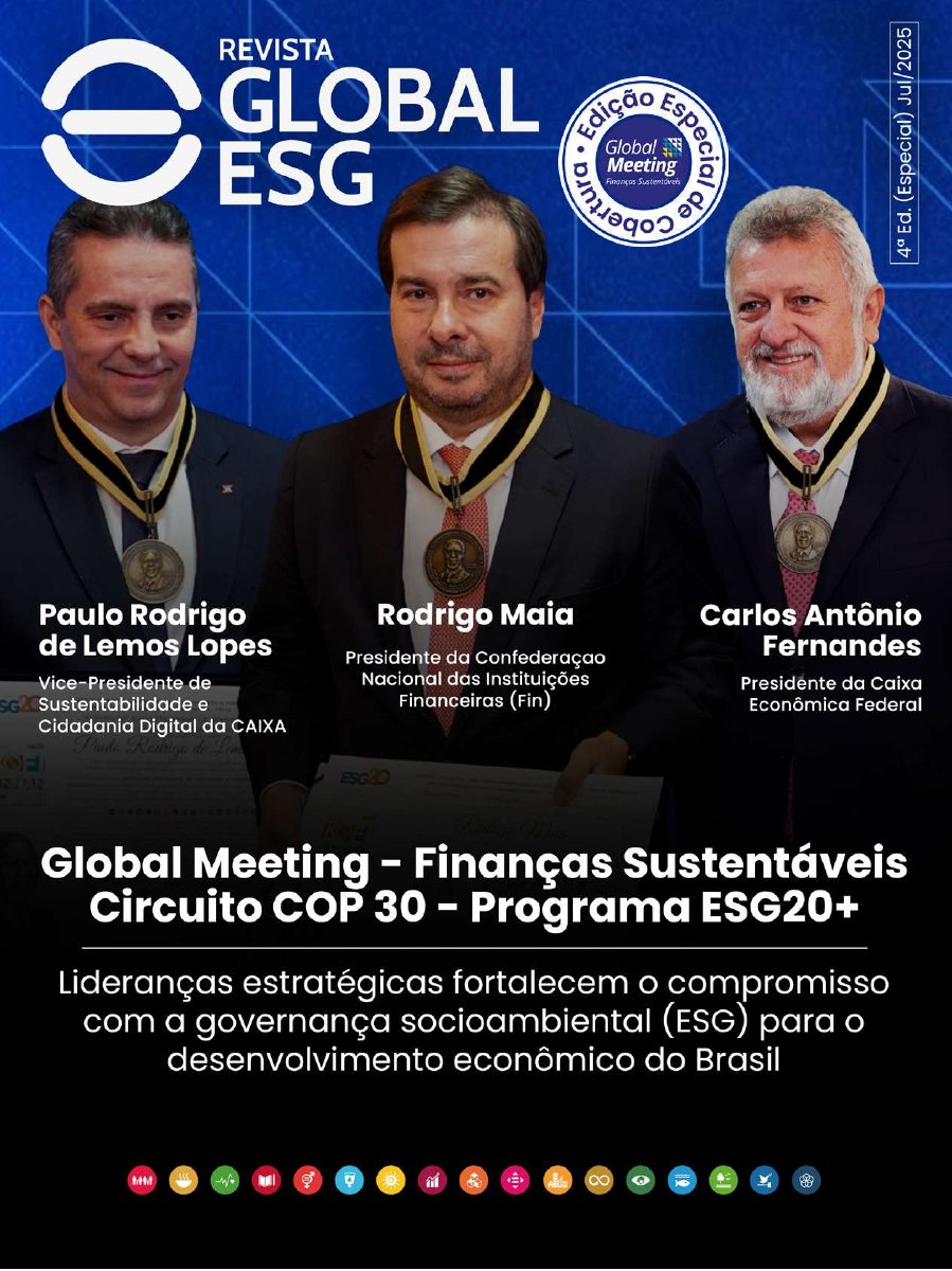 Capa da edição 6 da Revista Global ESG