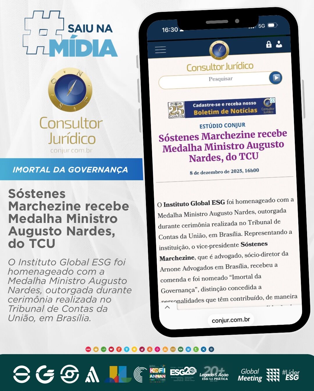 Medalha Augusto Nardes: governança e compromisso institucional — imagem 1
